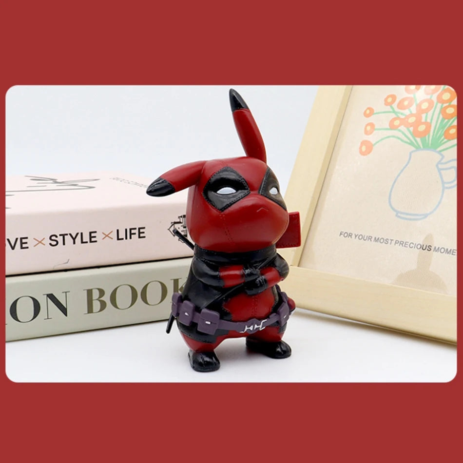 Pikachu + Deadpool 12cm Figure