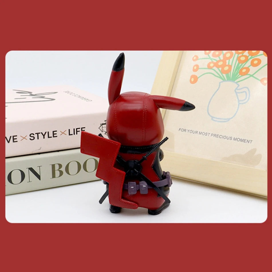 Pikachu + Deadpool 12cm Figure