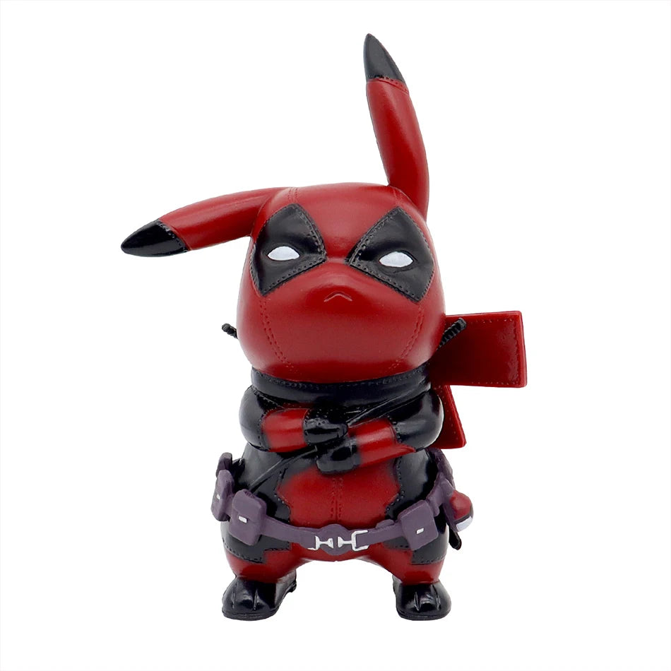 Pikachu + Deadpool 12cm Figure